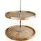 Hardware Resources 28" Round Two-Shelf Wood Lazy Susan Set LSR228-SET - alternate 1